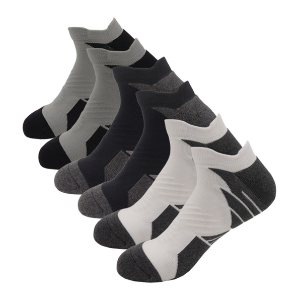 3 Pack Sport Socks Ankle Athletic Running Cushioned Low Cut Socks for Men