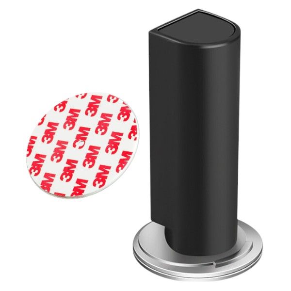Anti-Kick Magnetic Door Stopper - Black