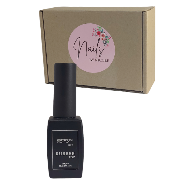 Born Beautiful UV/LED Rubber Top 15ml - Nails by Nicole