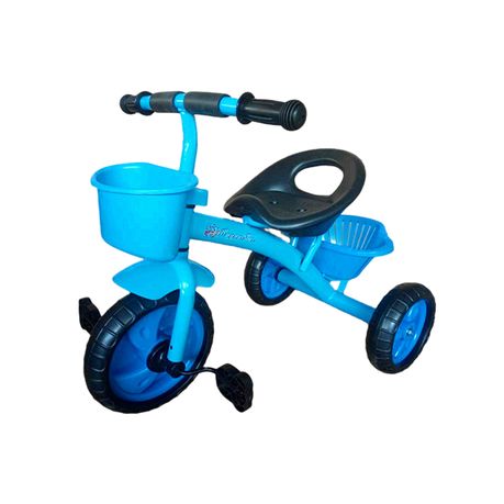 blue tricycle