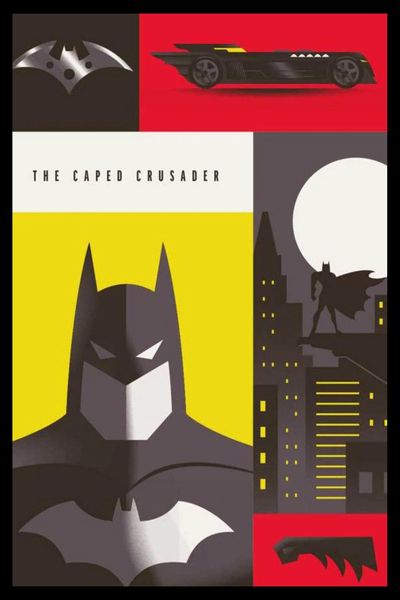 Warner Bros. 100Th Birthday (Batman) Poster With image