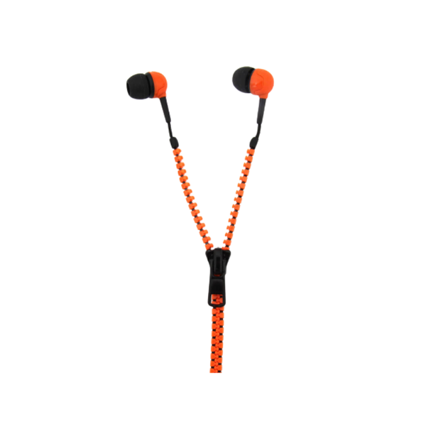 OMG Zippy Braided Buds Headphones- Orange ASE30002-TST-07-Orange