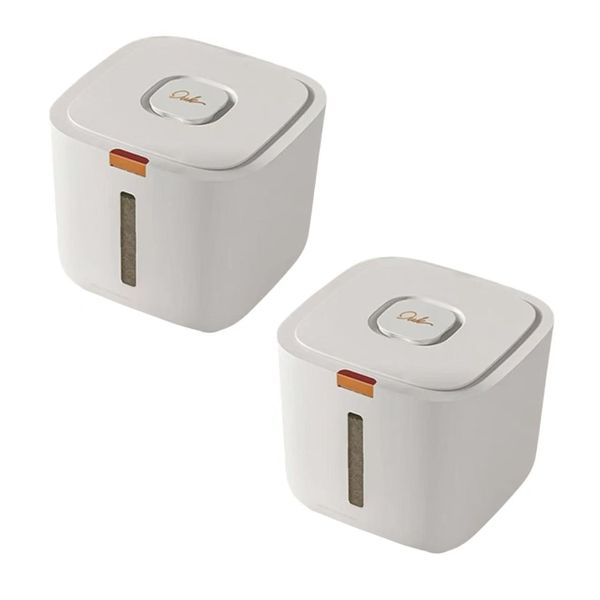 10kg Food Grain Container Rice Dispenser Grain Container 2 Pack