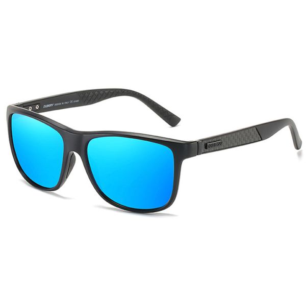 Dubery High Quality Men's Polarized Sunglasses - White &amp; Blue