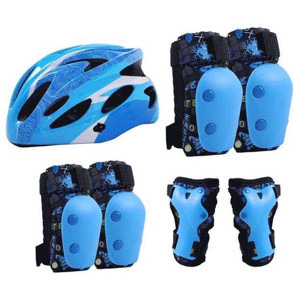 Adjustable Kids Outdoor Sports Protective Gear Set - Pack of 7