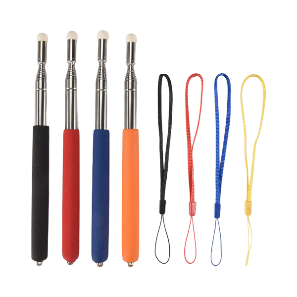 4Pcs Telescopic Pointer Stick With Hand For Classroom Whiteboard