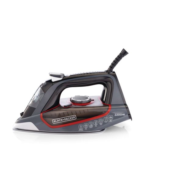 BLACK+DECKER 2200W Steam Iron Ceramic Soleplate with Self Clean