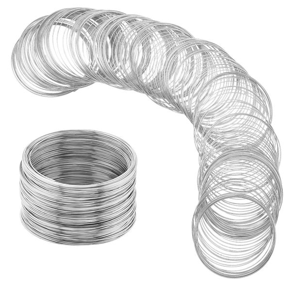 400 Loops Memory Wire Cuff Bangle Steel Beading Wires Findings