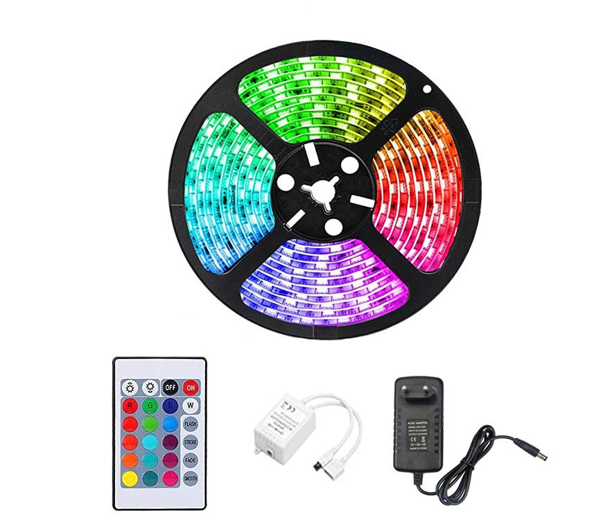 16.4ft RGB LED Strip 5050 LED Tape Lights, Color Changing Rope Lights | Buy Online in South Africa | takealot.com