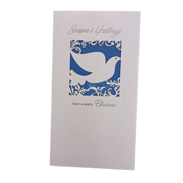 Dove Cut Out Season's Greeting Holiday Card - Pack of 10