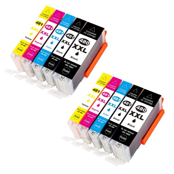 Canon 480 XXL / 481 XXL Compatible Ink Cartridge Multipack - ( combo x 2)