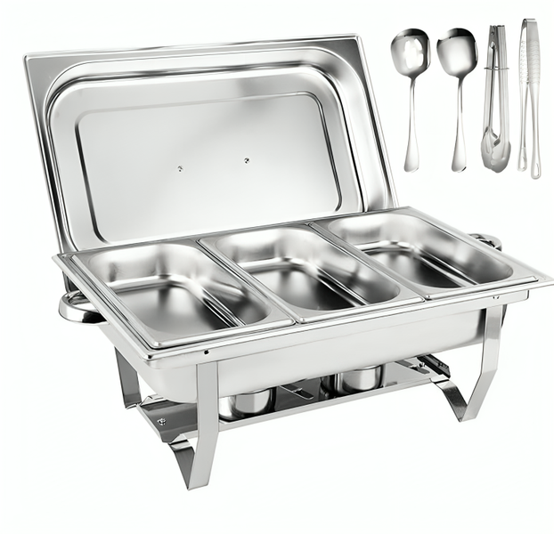 Chafing Dish Full Set Buffet Food Warmers For Parties, Events and Weddings