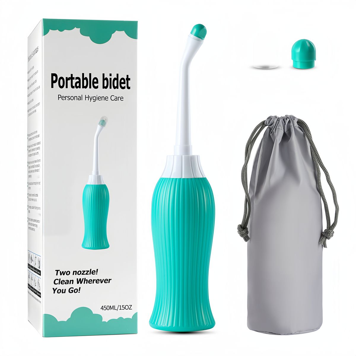 Handheld Portable Bidet Spray Bottle Portable Angled Nozzle Spray Flush