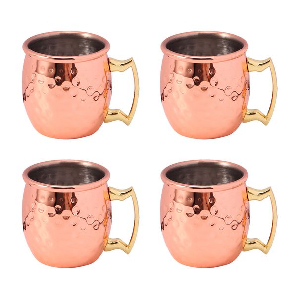 Mini Stainless Steel Moscow Mule Mug Espresso Mug Shot Mugs Set Of 4