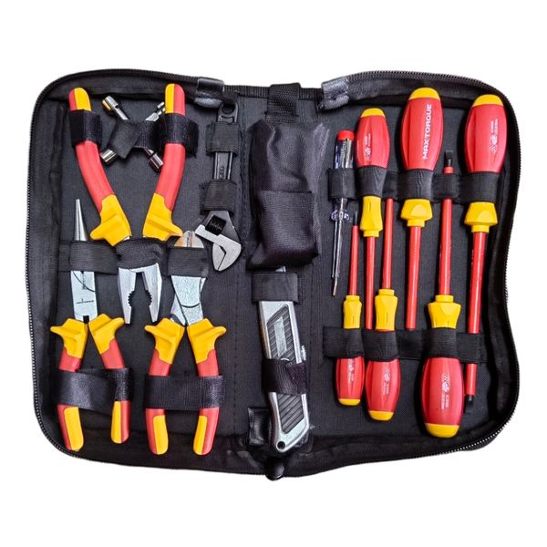 Max Torque Large Electrical Toolkit 15 Piece