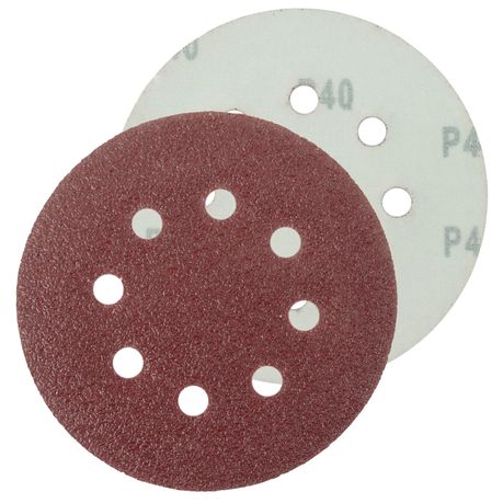 125mm Hook and Loop Sanding Discs with Holes 40 Grit Pack of 5 Shop Today. Get it Tomorrow takealot