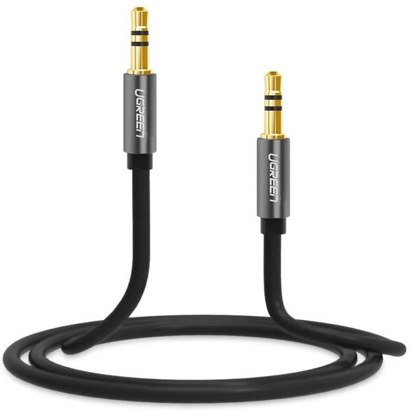 UGreen 10737 3.5mm Male to Male Round 5m Aud Cable-BK