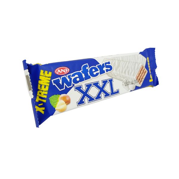 XXL White Chocolate Hazelnut Wafers - Box of 24