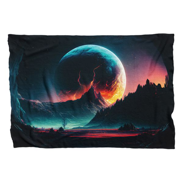Burning Planet Large Light Weight Fleece