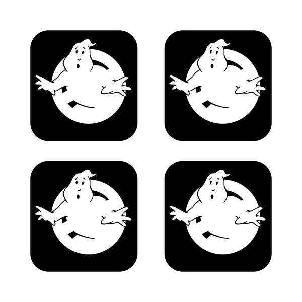 Custom Printed Ghost wooden Coasters