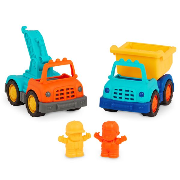 Battat Tough Truckies Construction Truck Set