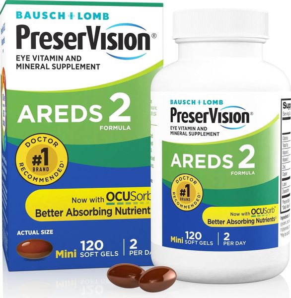 PreserVision AREDS 2 Eye Vitamins - 120 Softgels