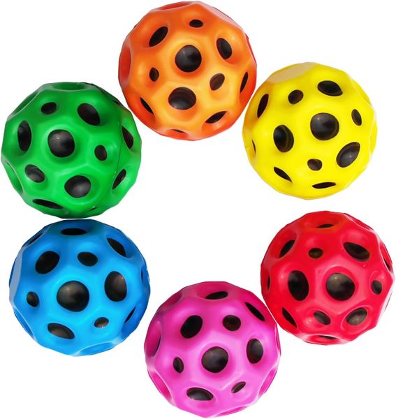 Super High Bouncing Space Moon Ball - 6 Pack (Gravity-Defying Fun)