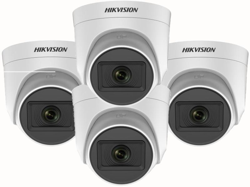 Hikvision 1080P 2MP Turret Camera - Set of 4 - SBR Combo Deal