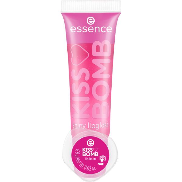 Essence Kiss Bomb Shiny Lipgloss and Lip Balm 01