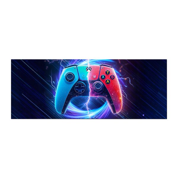 Red &amp; Blue Xbox Controller Desk Pad