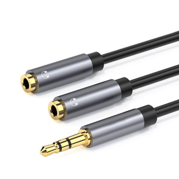 Dual Headphone Jack Adapter 3.5mm Audio Stereo Y Splitter 40cm