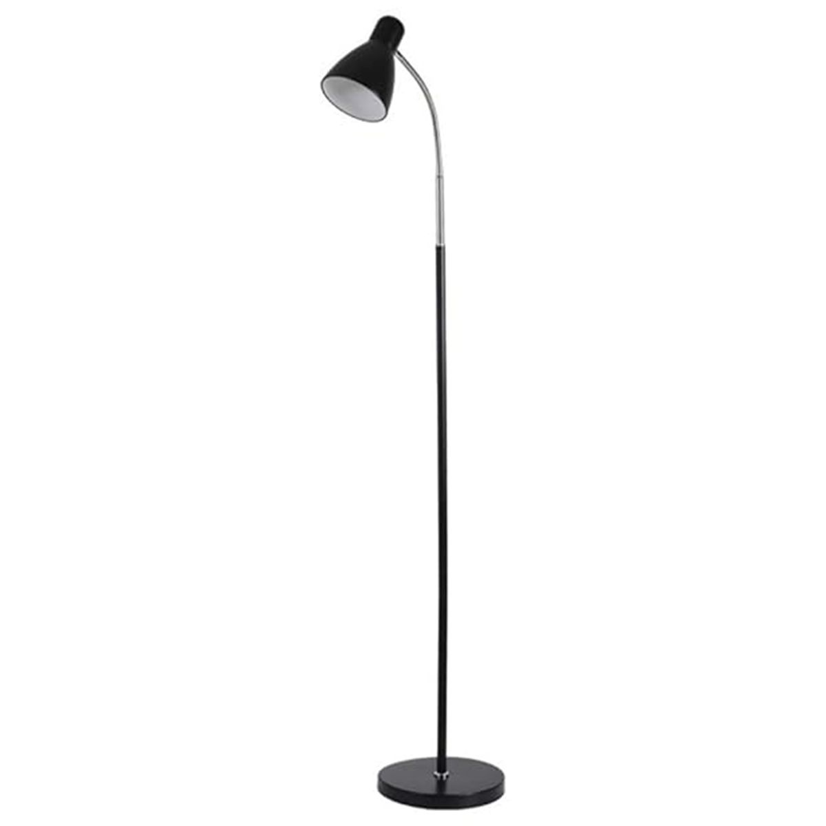 Metal Standing Lamp Floor Lamp with Adjustable Gooseneck with Flexible Arm