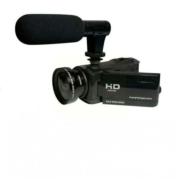 HD Digital Video Camera With External DV Microphone