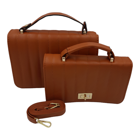 2-Piece Sling Bag Crossbody Handbags for Women Everyday Shoulder Bags Image