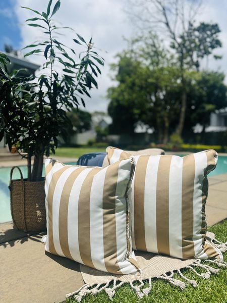 The Cushionary - Outdoor Cushion Covers Set of 2 - Weather Resistant