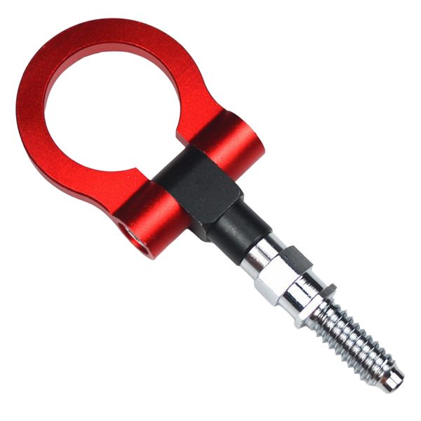Car Front Bumper Tow Hook Traction Hook Red