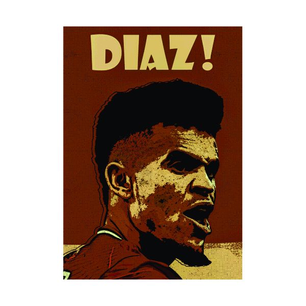 Luis Díaz Liverpool - A1 poster
