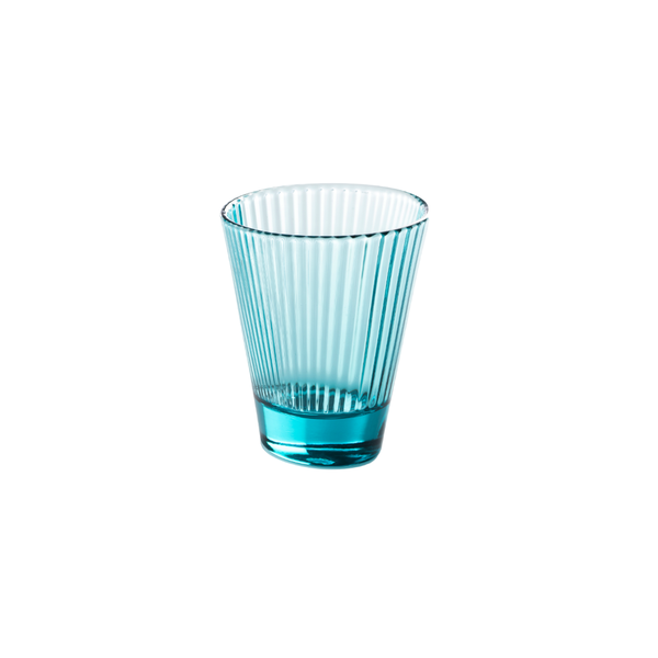 Olivia - Oval Glasses Light Blue Set of 4 in Gift Box