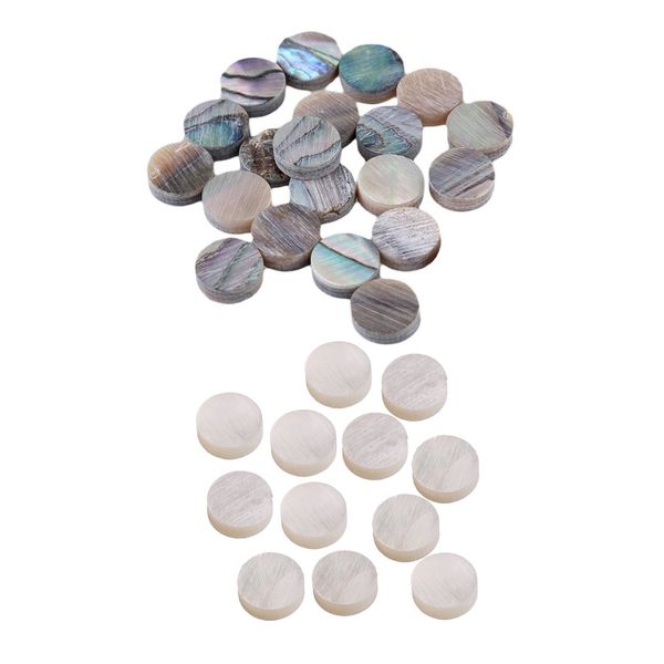 12 White Mother Of Pearl Luthier Dots Inlay Fret Side Marker 6Mm
