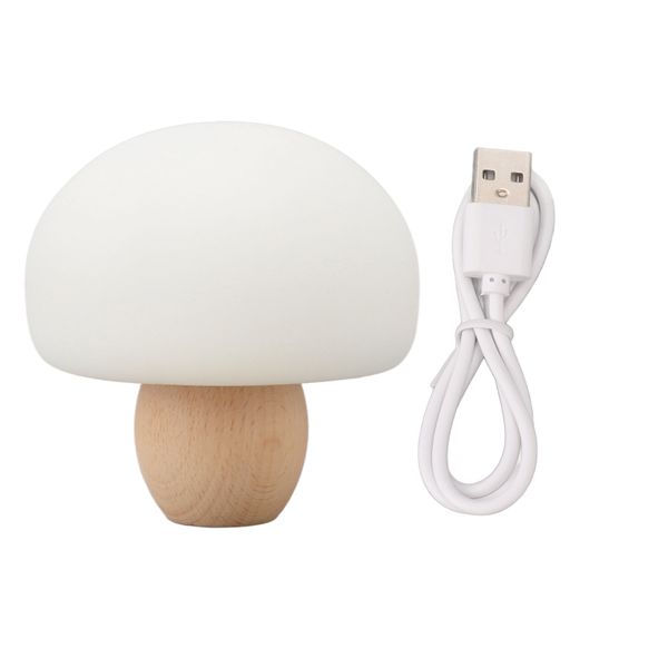 Silicone Mushroom Lamp: Slap - Dimmable for Nursery