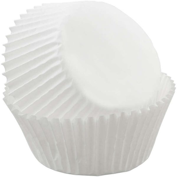FI- White Cupcake Liners