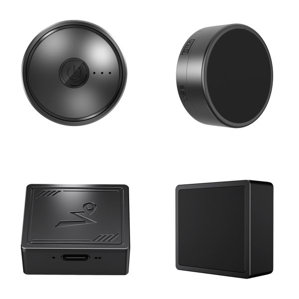 Mini GPS Tracker Set of 2, Magnetic 4G Vehicle Anti-Theft Real-Time