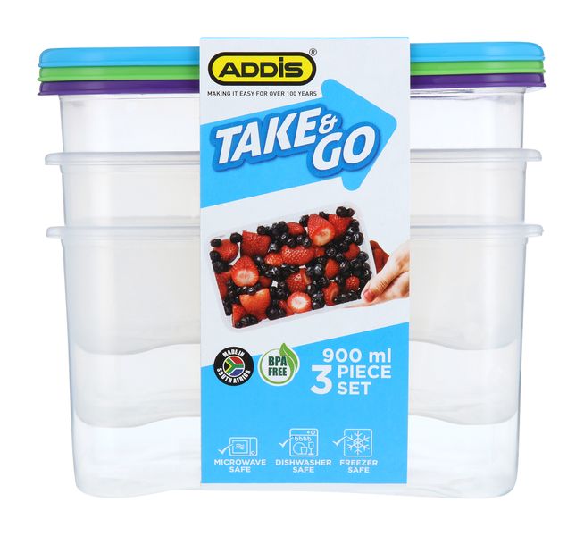 Take &amp; Go 900ml - 3 Piece Set
