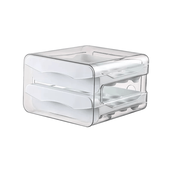 Drawer Egg Storage Box Refrigerator Fresh Keeping Egg Tray 32 Grid Box