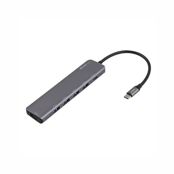 Type C Hub 6 in 1 with Card Reader &amp; HDMI Slot