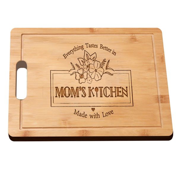 Cutting Board with Handle Chopping Board Kitchen Gifts for Mom Mother's Day
