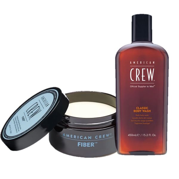American Crew Fiber 85g &amp; Body Wash 450ml Combo Kit
