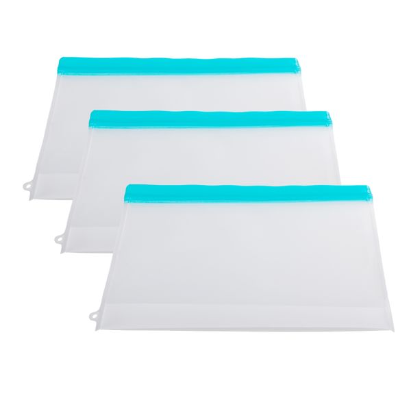 Reusable Silicone Food Storage Bag - 3-Pack,1500ml