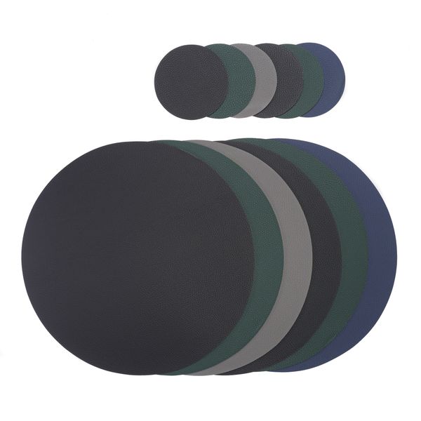 Leather Placemats - Faux - Mixed
