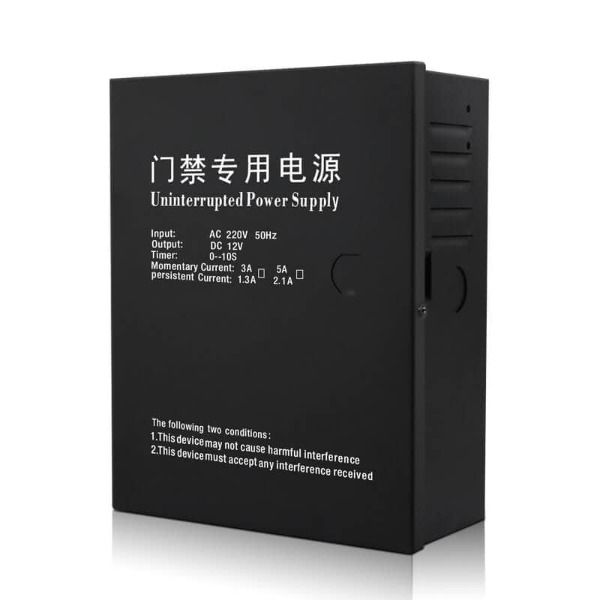 Power Supply Box with Battery Lead, used for Access Control System